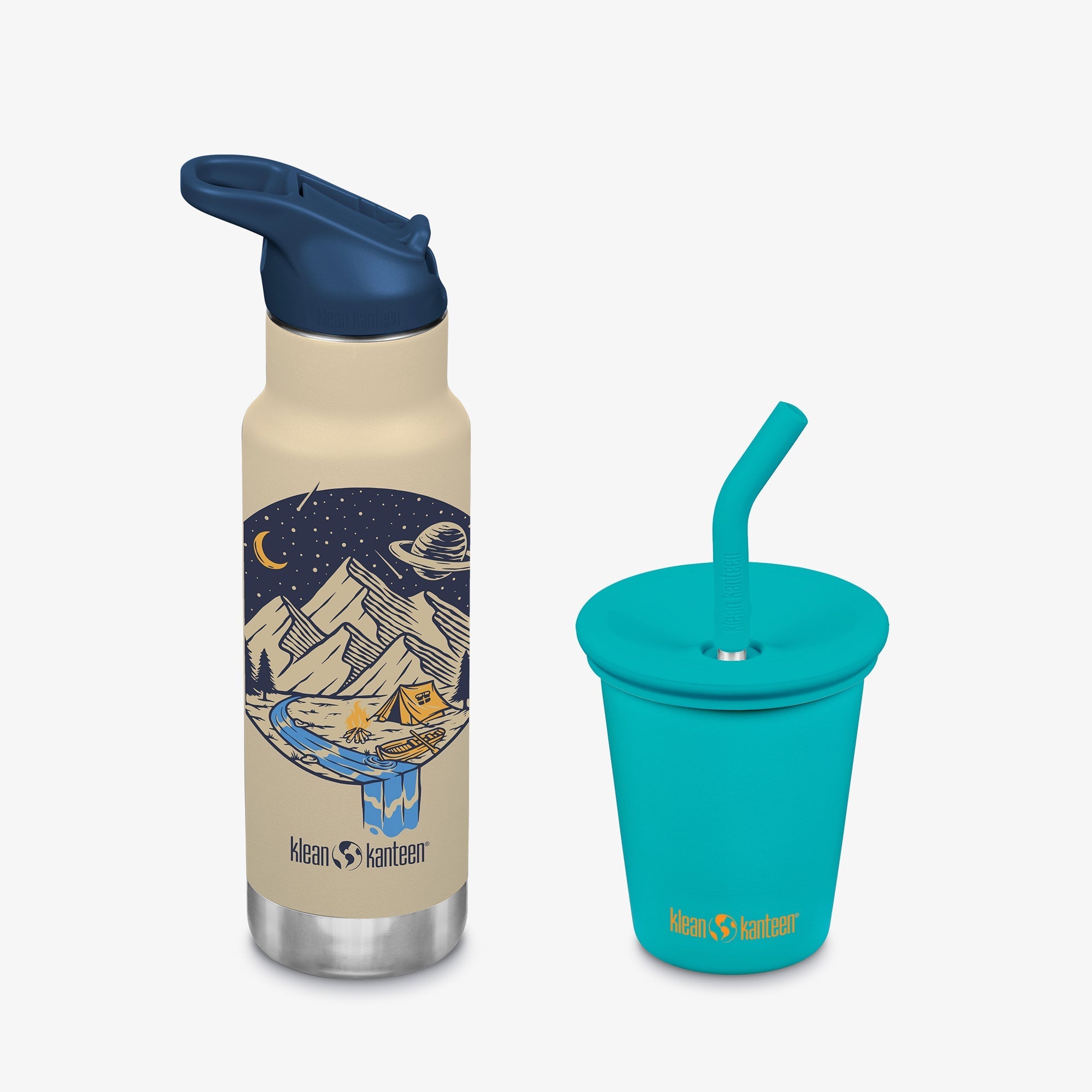 Kid's Sippy Cup and Water Bottle Set