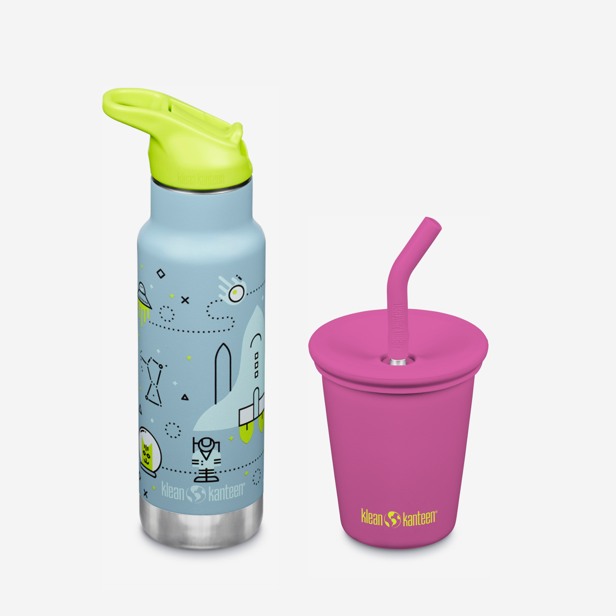 Kid's Sippy Cup and Water Bottle Set